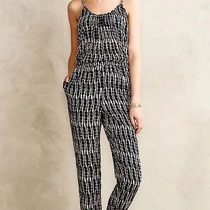 Plenty by Tracy Reese for Anthropologie Black and White Jumpsuit